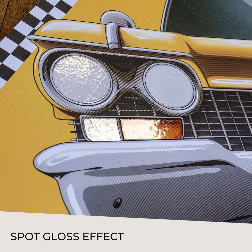 Crazy Taxi Art Print