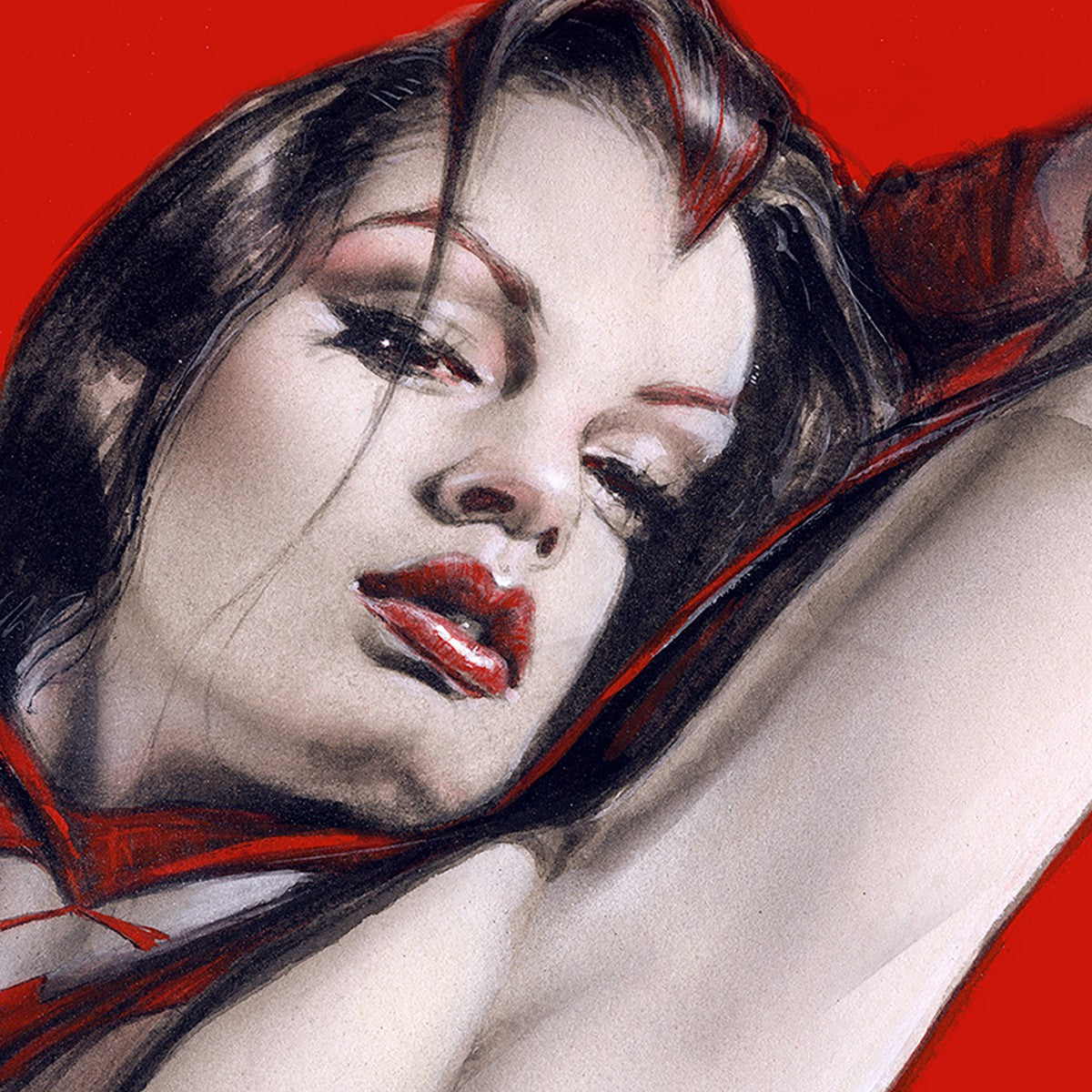 Vamparia Olivia De Berardinis Art Print