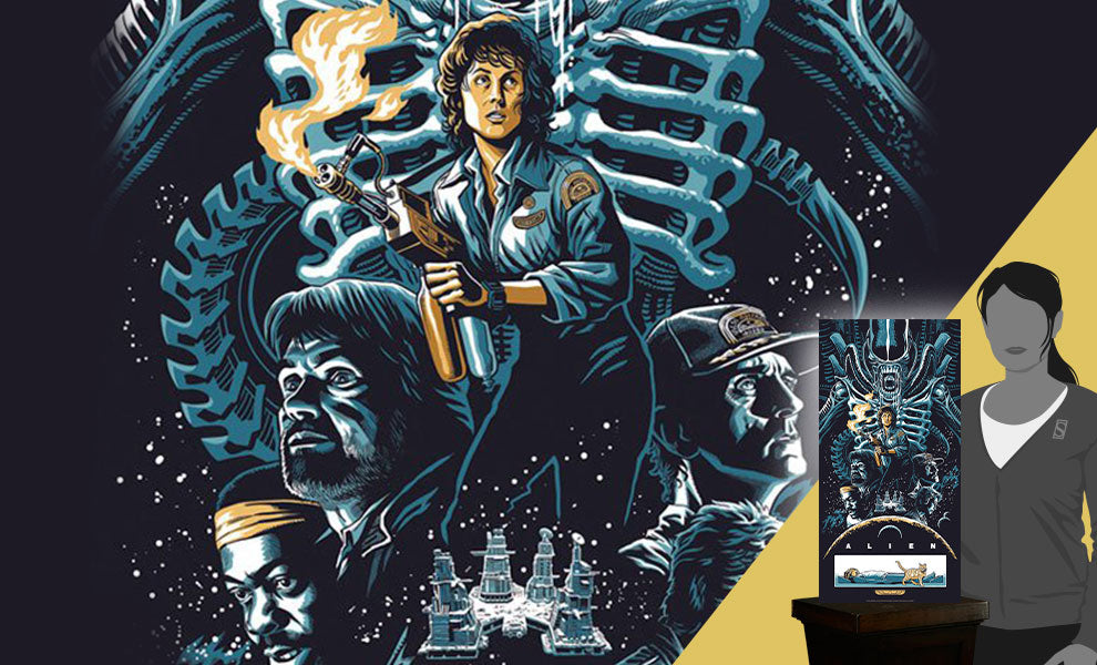 Perfect Organism Alien Ellen Ripley Xenomorph Art Print