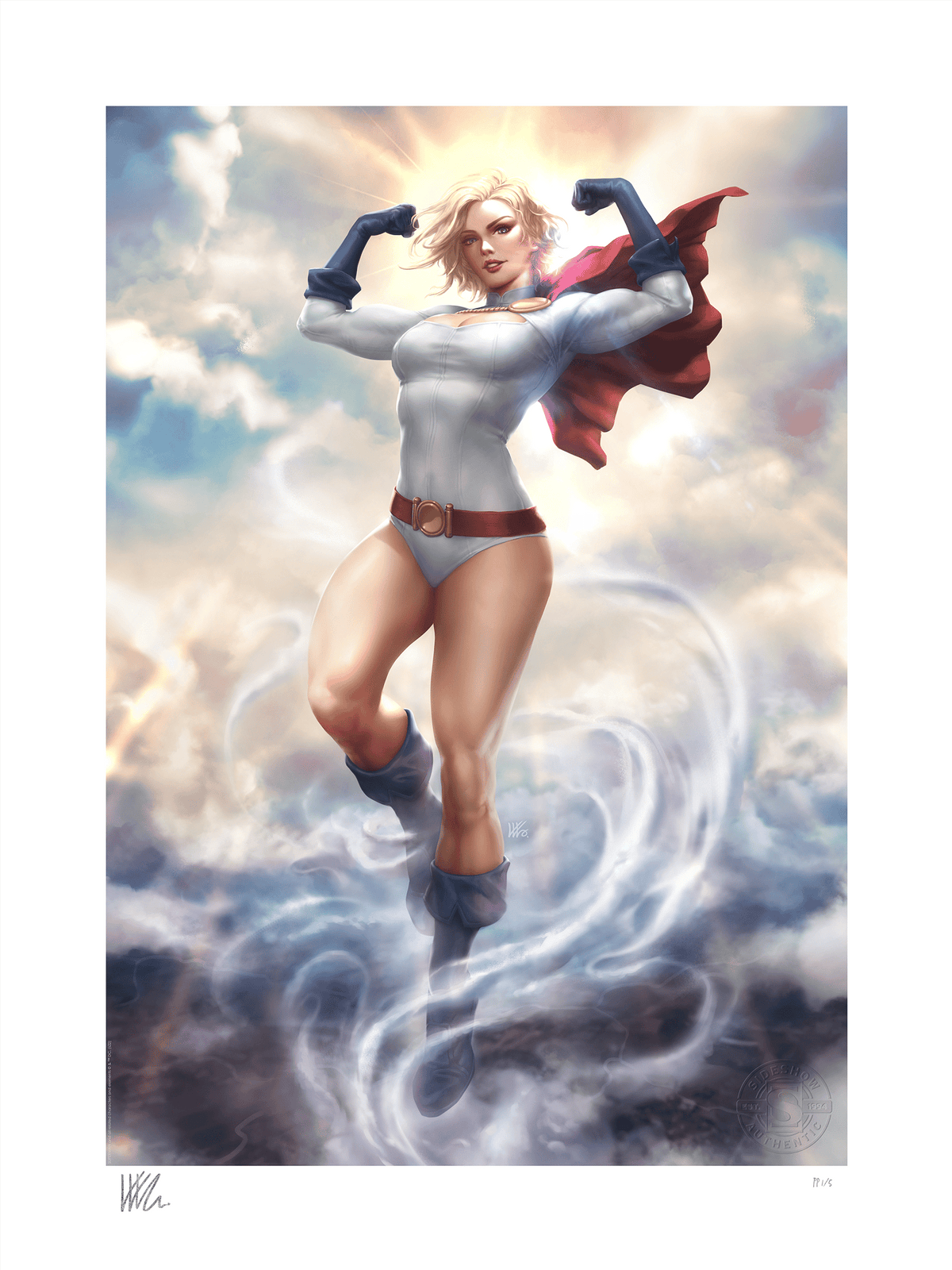Power Girl DC Art Print