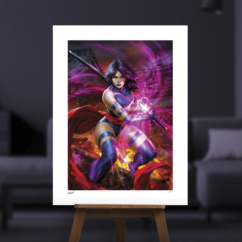 Psylocke Marvel Art Print