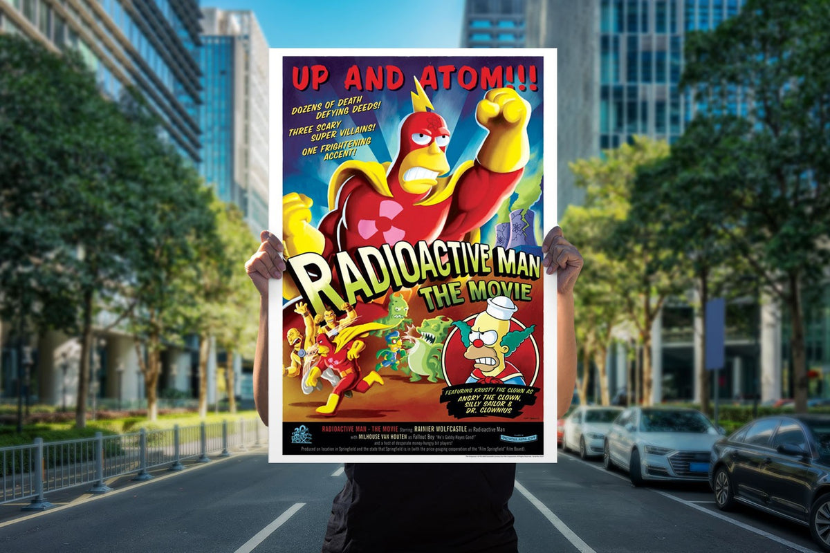 Radioactive Man The Simpsons Art Print