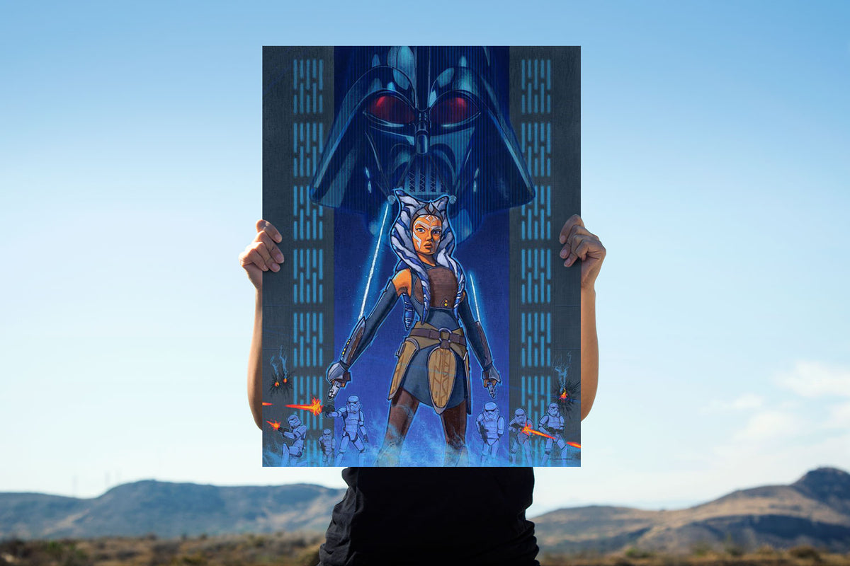 Rebel Resolve Star Wars Darth Maul Ahsoka Tano Art Print