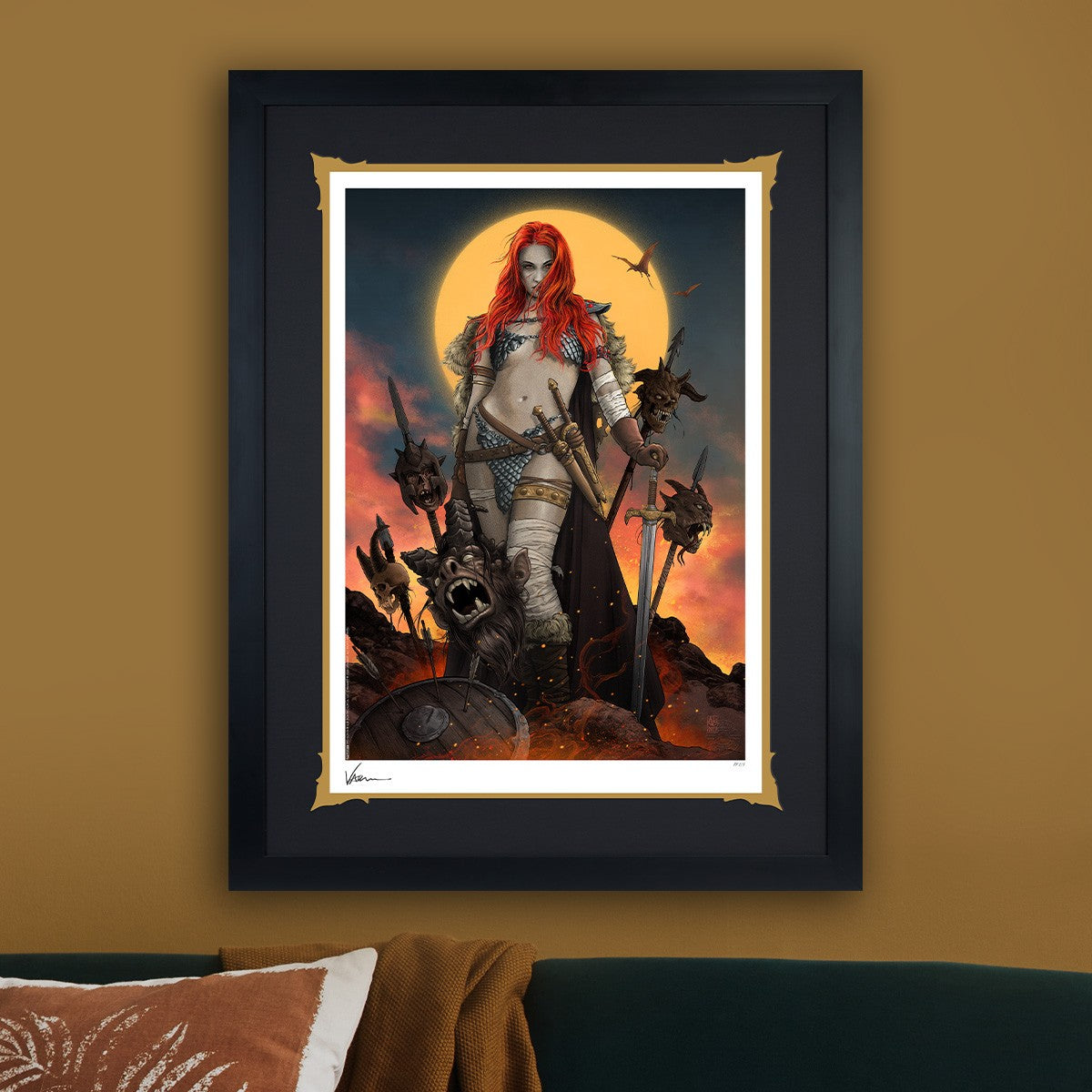 Red Sonja: A Savage Sword Dynamite Art Print