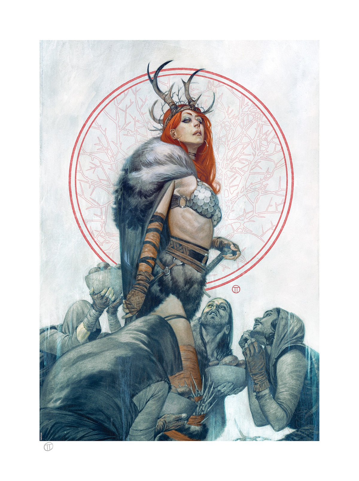 Red Sonja: Queen of Hyrkania Dynamite Art Print