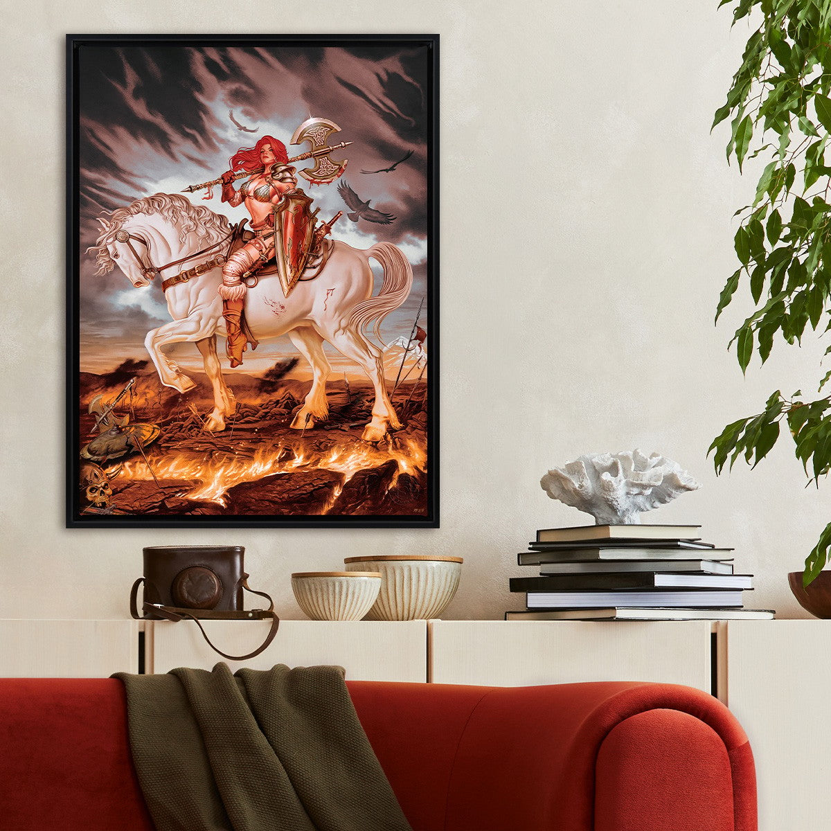 Red Sonja: World on Fire Dynamite Art Print