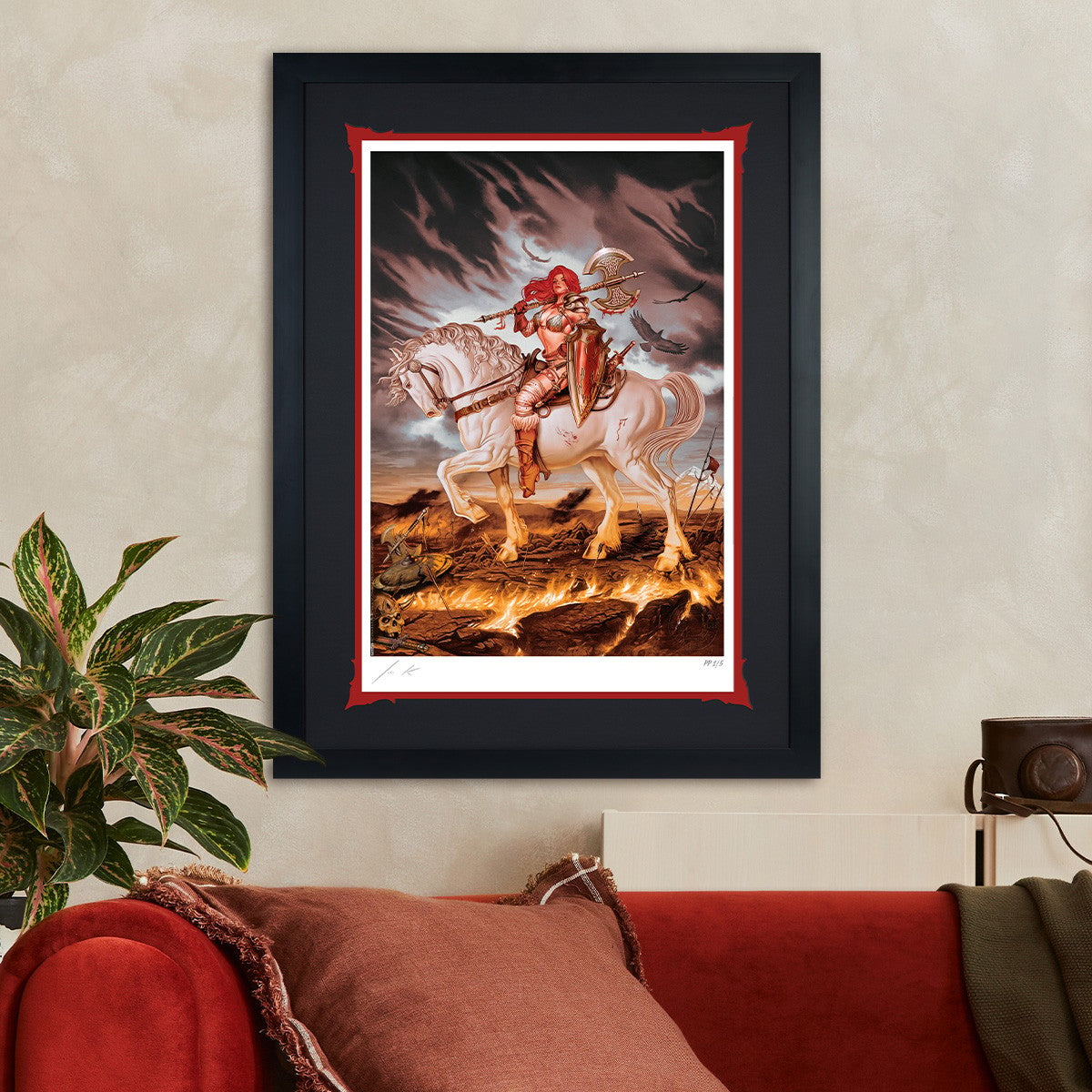 Red Sonja: World on Fire Dynamite Art Print