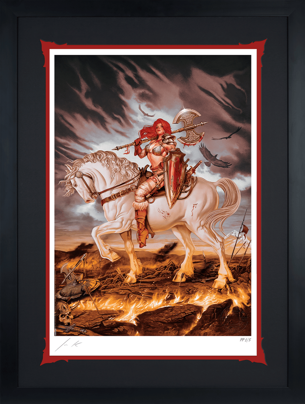 Red Sonja: World on Fire Dynamite Art Print