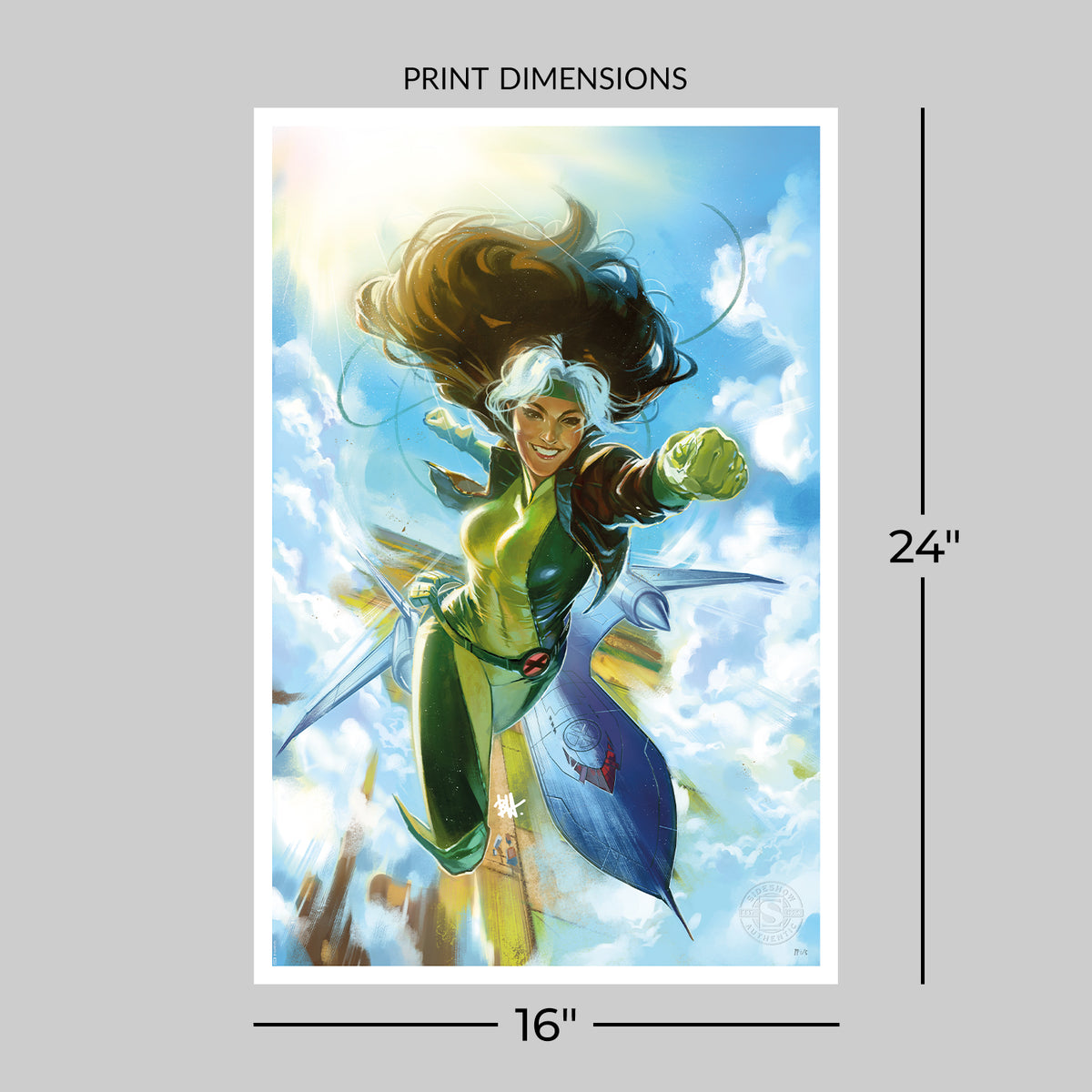 Rogue Marvel Art Print