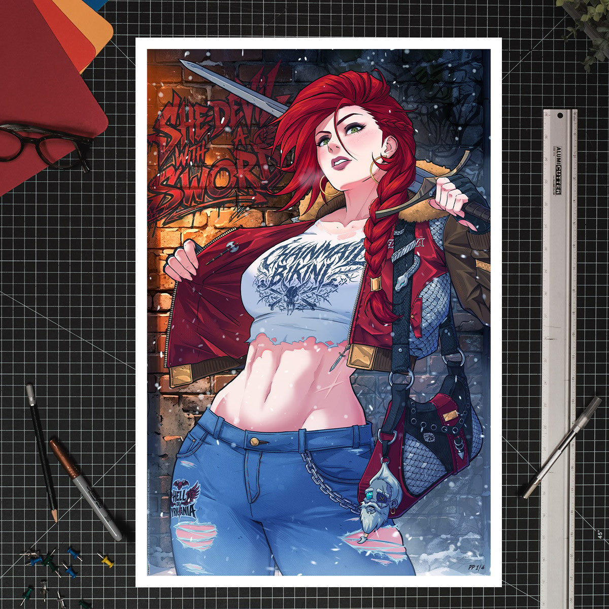 Red Sonja Dynamite Art Print