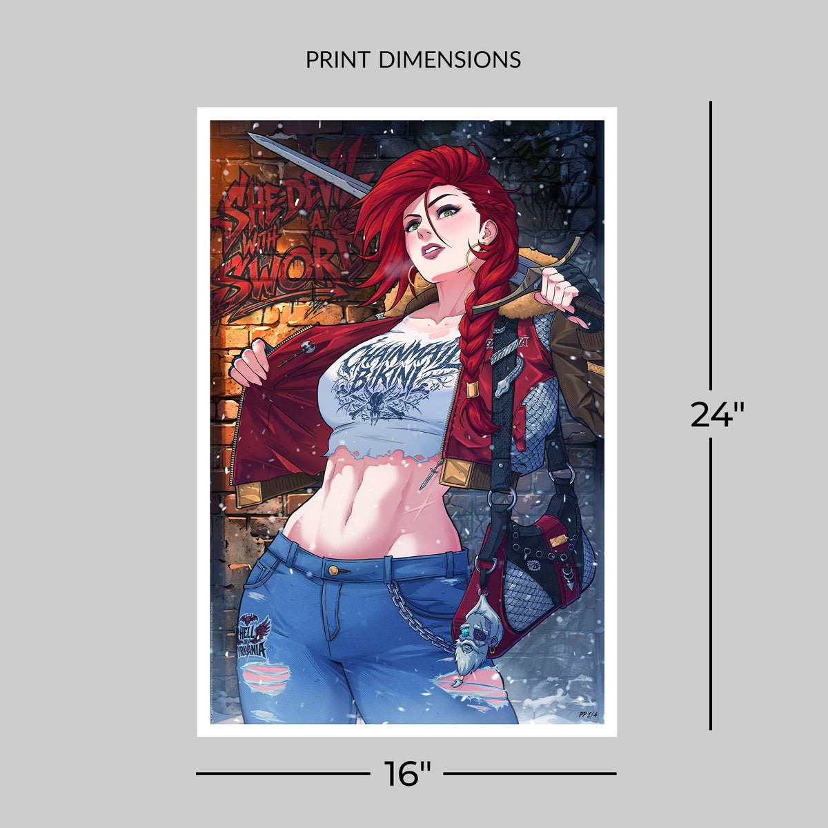 Red Sonja Dynamite Art Print