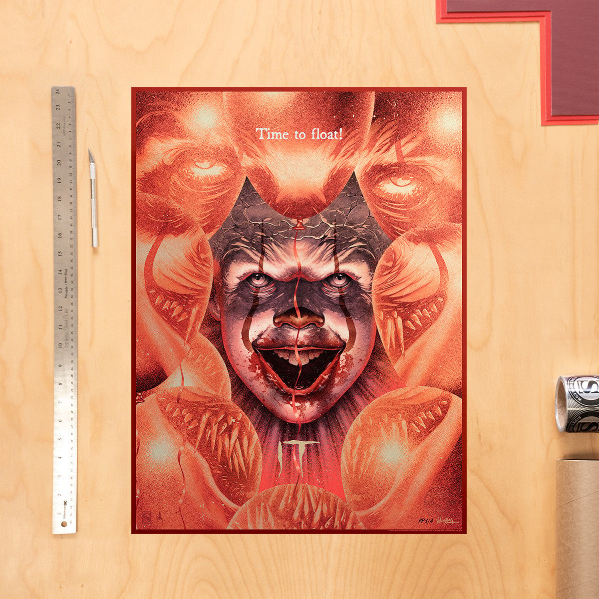 IT: Time to Float Pennywise Movie Poster