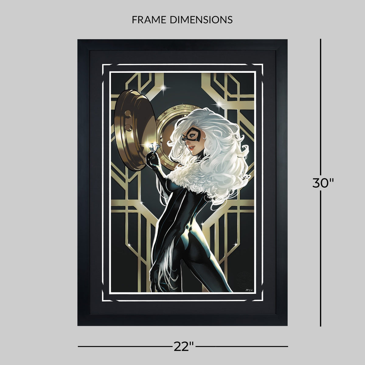 Black Cat Marvel Art Print