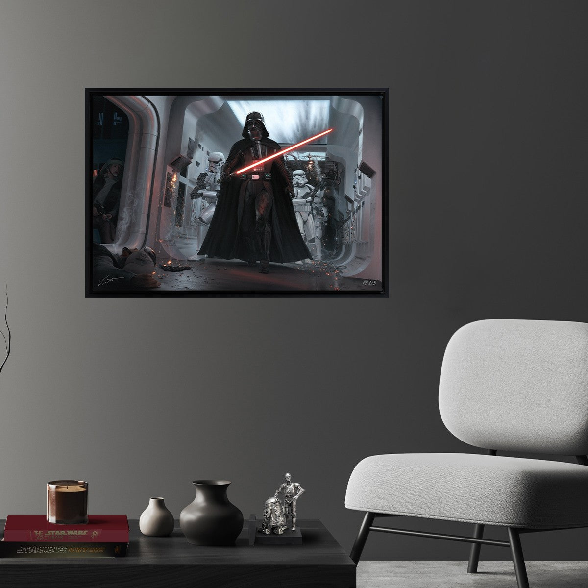 Darth Vader: Assault on Tantive IV Star Wars Art Print