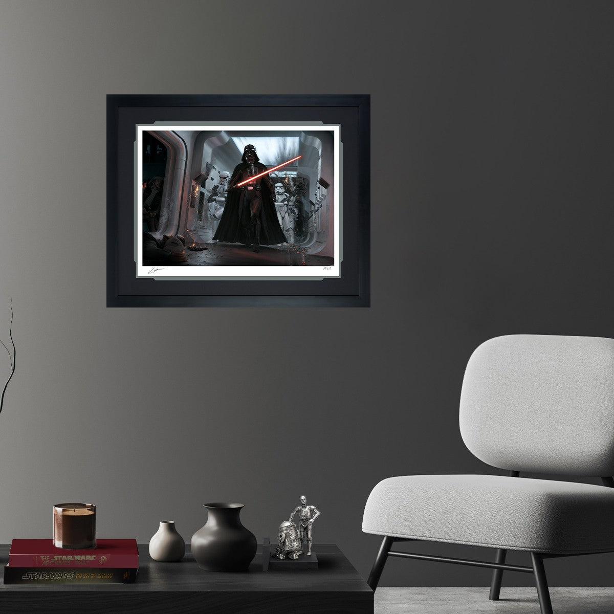 Darth Vader: Assault on Tantive IV Star Wars Art Print