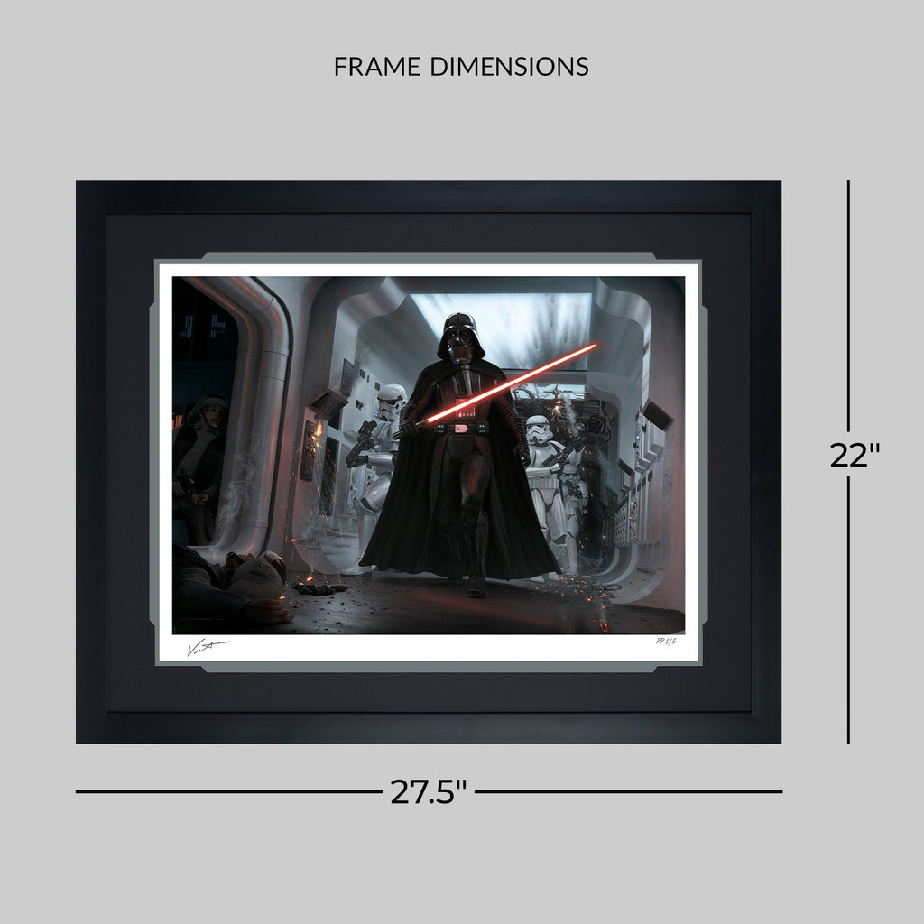 Darth Vader: Assault on Tantive IV Star Wars Art Print