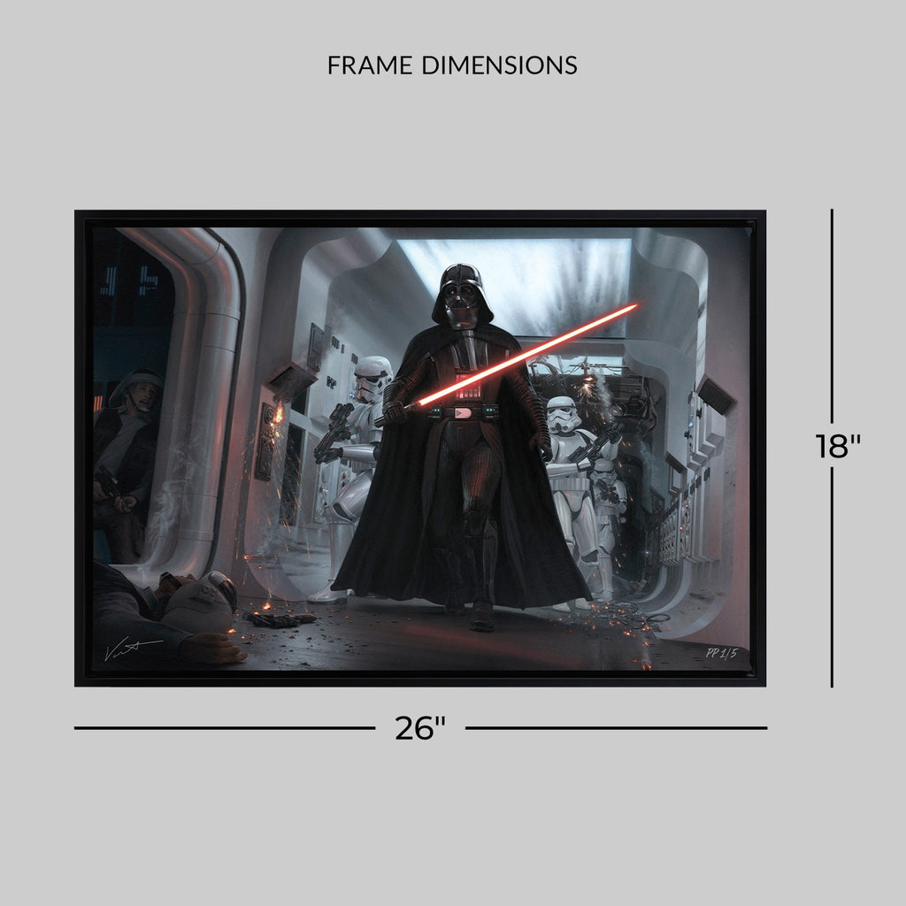 Darth Vader: Assault on Tantive IV Star Wars Art Print