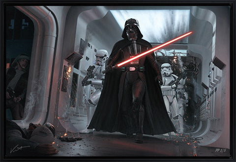 Darth Vader: Assault on Tantive IV Star Wars Art Print