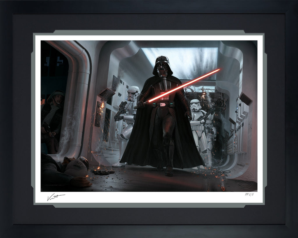 Darth Vader: Assault on Tantive IV Star Wars Art Print