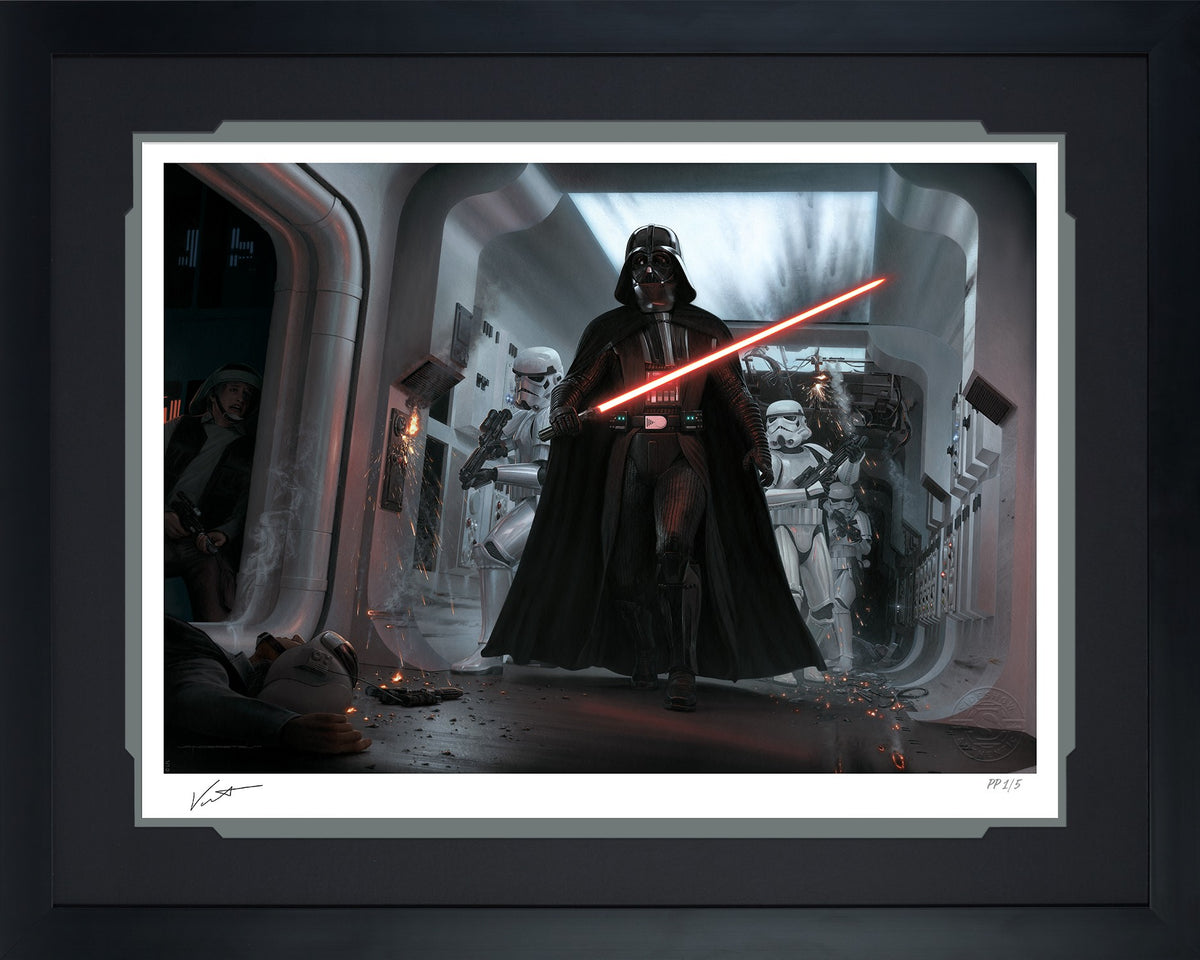 Darth Vader: Assault on Tantive IV Star Wars Art Print