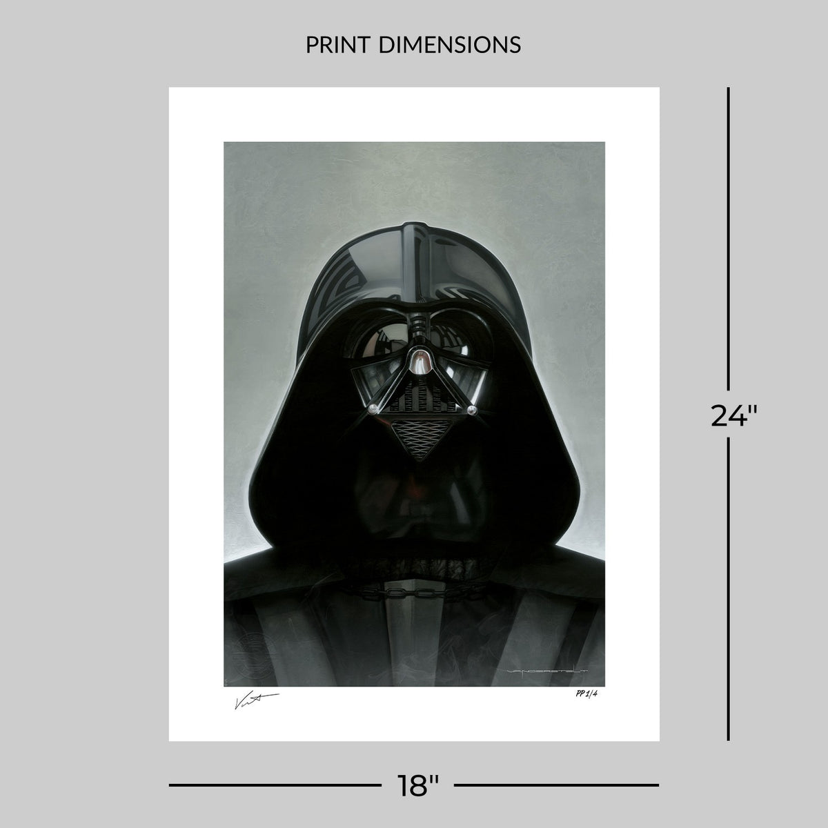 Darth Vader: Inner Sanctum Star Wars Art Print