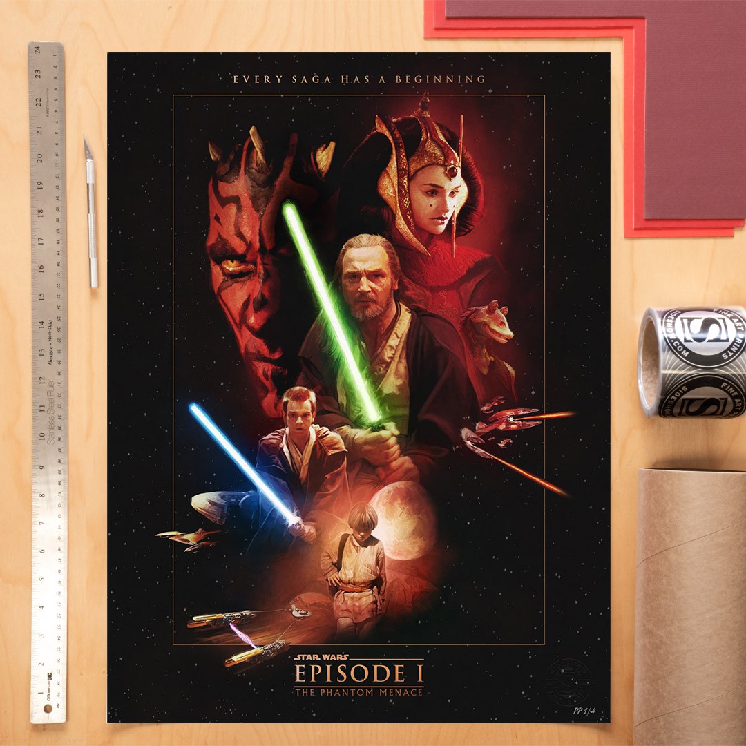 Episode I: The Phantom Menace Star Wars Art Print
