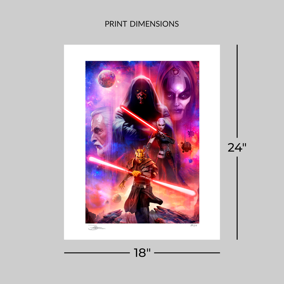 Star Wars: Dark Forces of the Sith Order Art Print