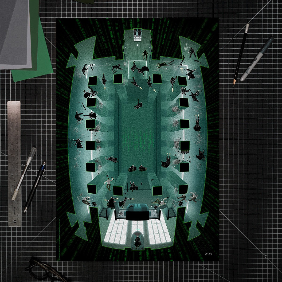 The Matrix: I Believe I Can Bring Him Back Neo Trinity Movie Poster