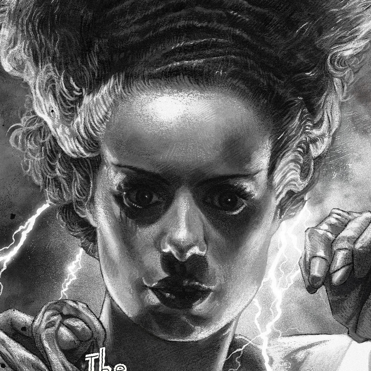 Bride of Frankenstein (Silver Screen) Universal Monsters Movie Poster
