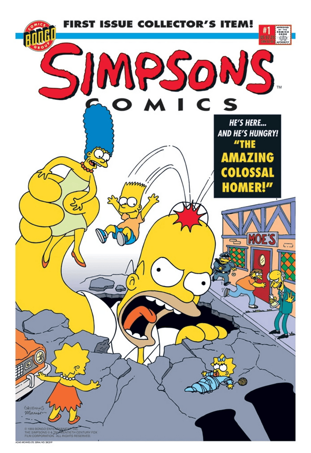 Simpsons Comics #1 The Simpsons Art Print