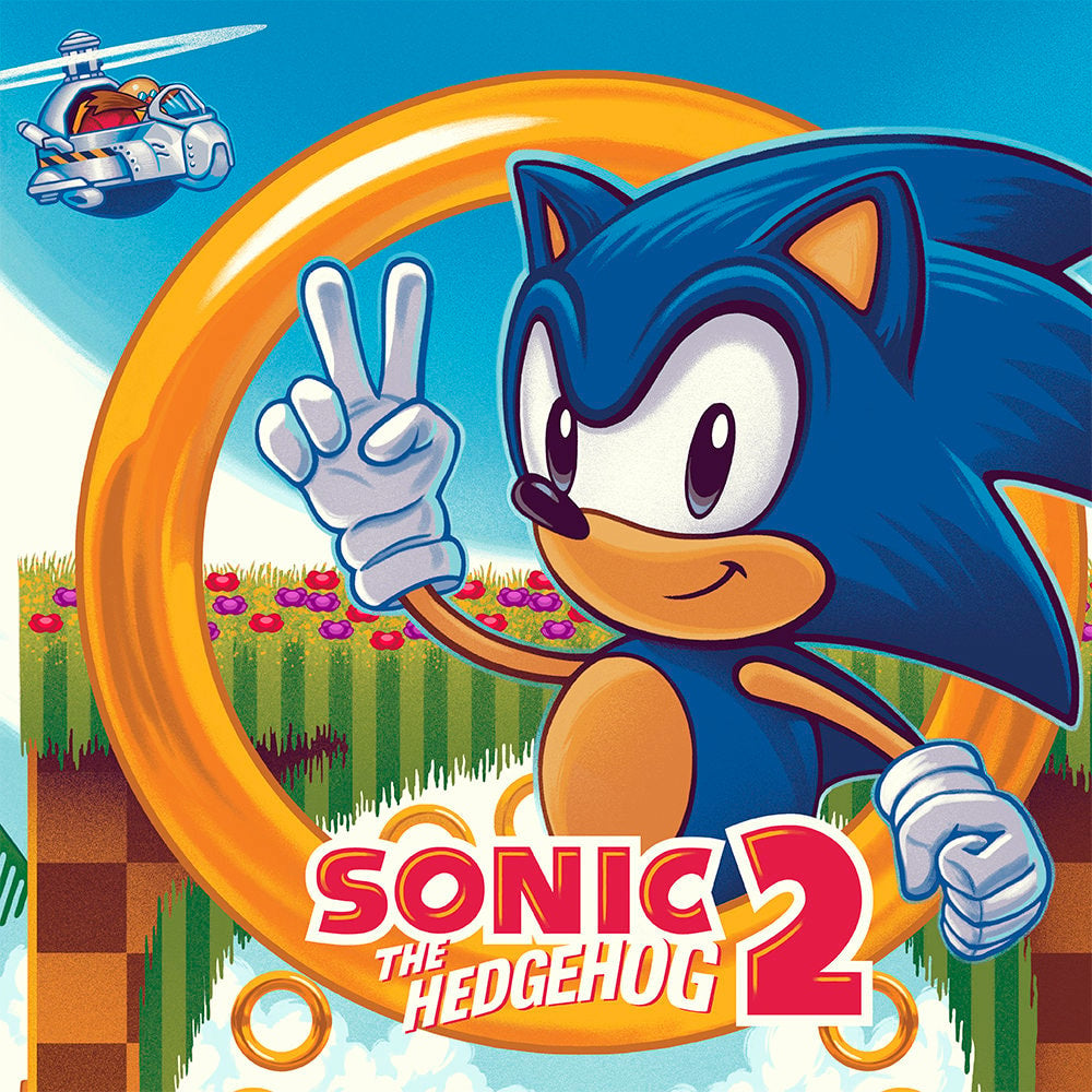 Sonic 2 Sonic the Hedgehog Art Print