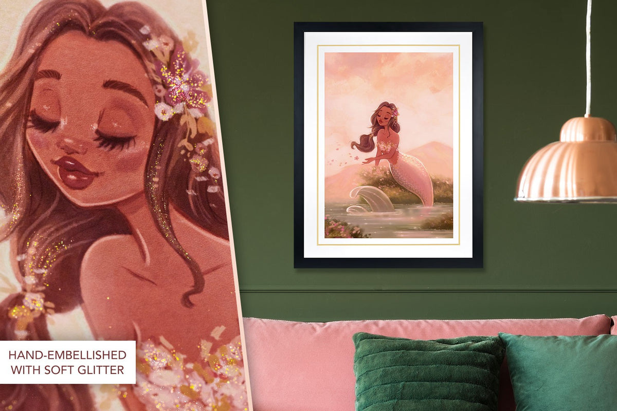 Spring Dreams Adrianna Vanderstelt Mermaid Art Print