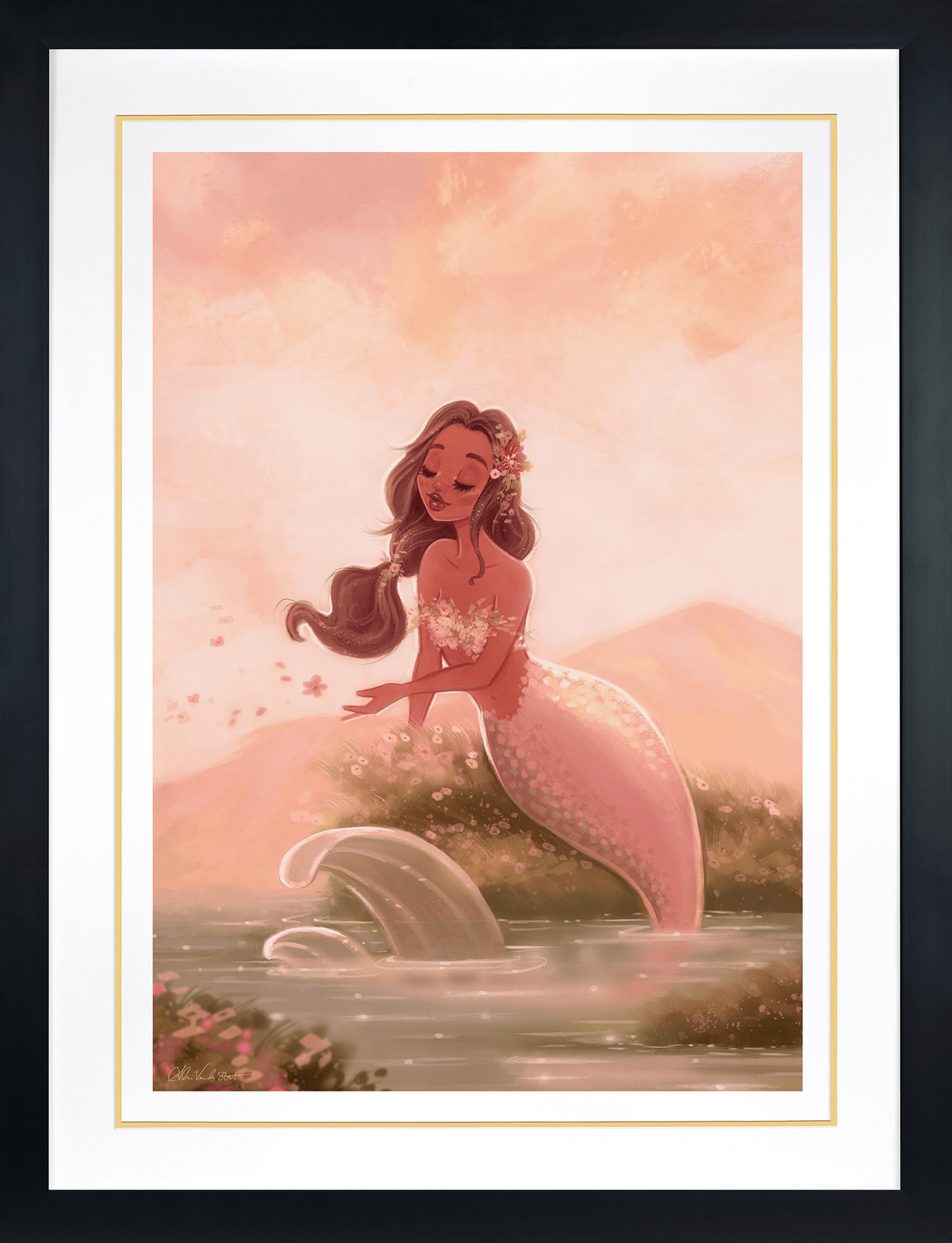 Spring Dreams Adrianna Vanderstelt Mermaid Art Print
