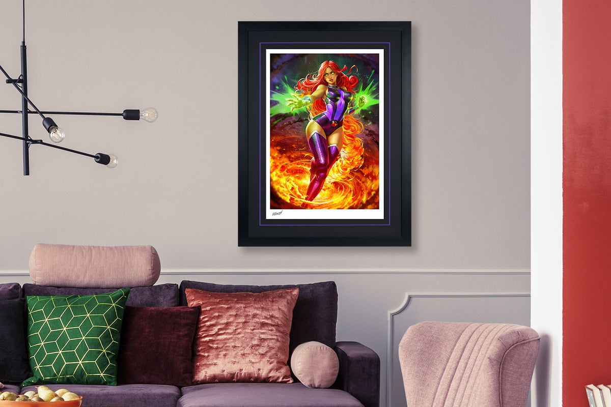 Starfire DC Art Print