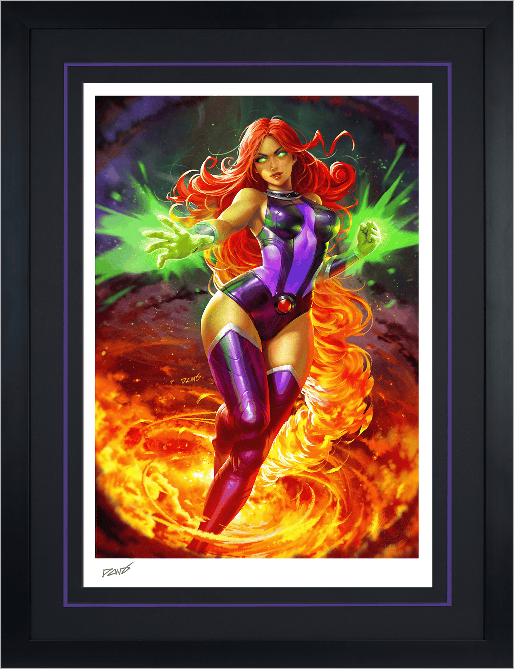 Starfire DC Art Print