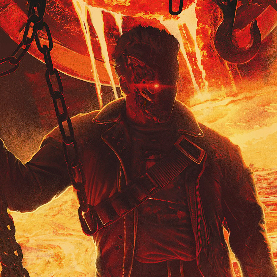 Terminator 2: Judgment Day T-800 Movie Poster