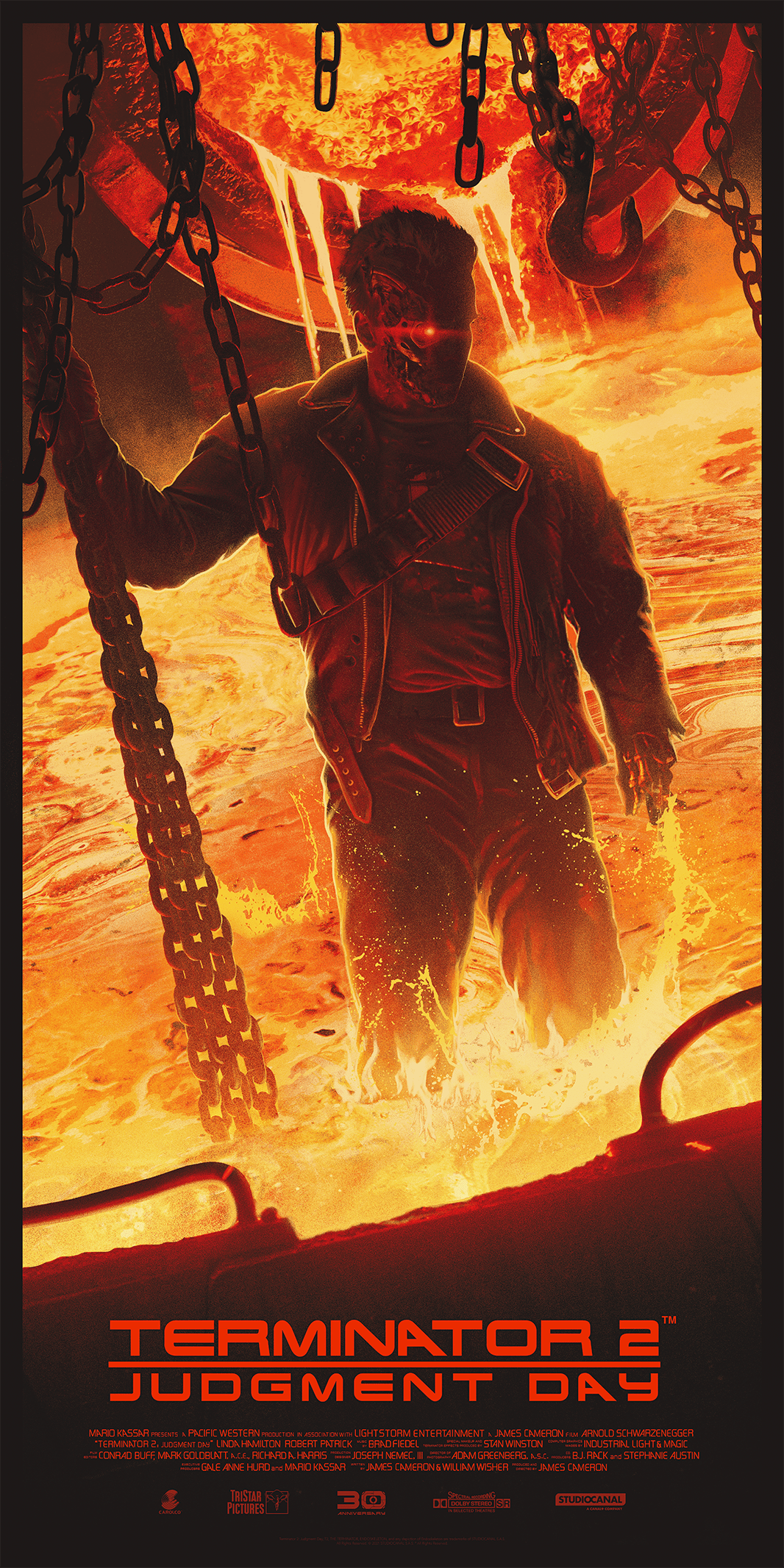 Terminator 2: Judgment Day T-800 Movie Poster