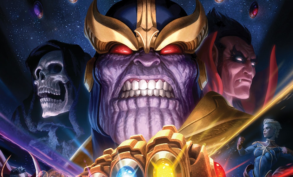 Thanos & Infinity Gauntlet Marvel Art Print