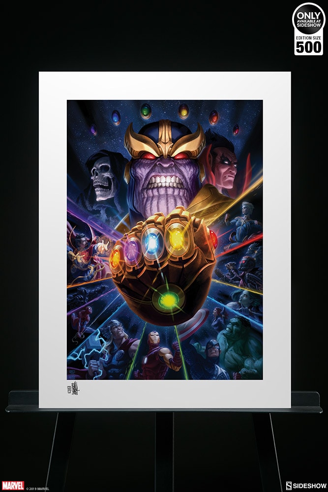 Thanos & Infinity Gauntlet Marvel Art Print