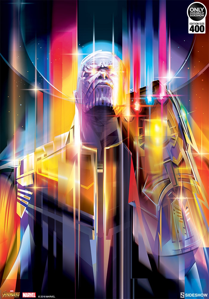 Thanos Infinity War Marvel Art Print