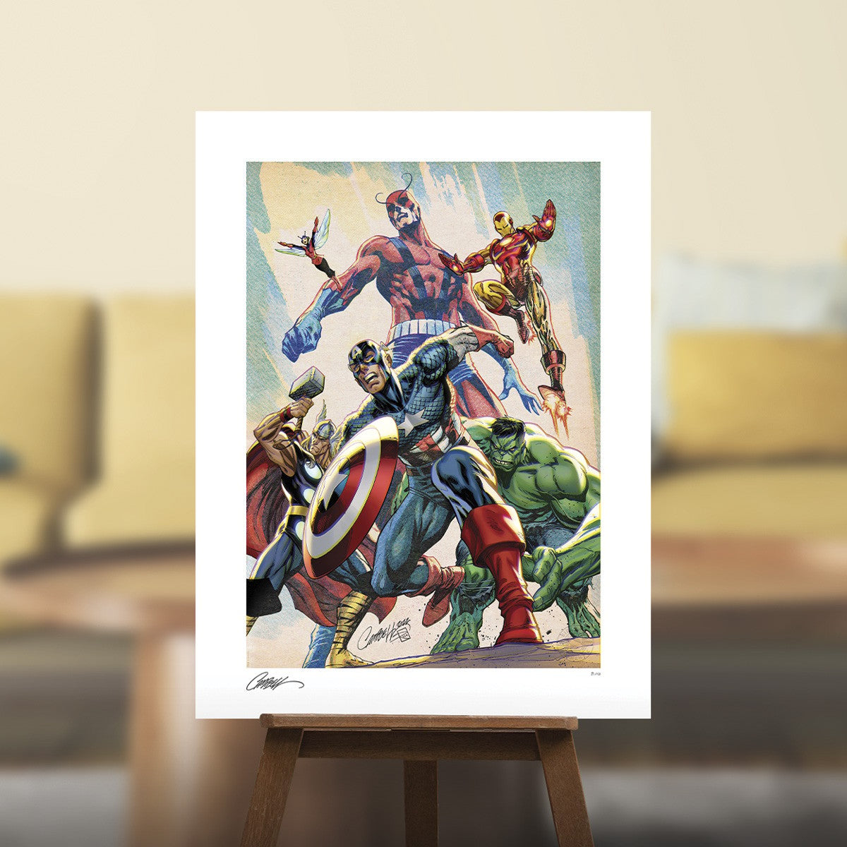 The Avengers Marvel Art Print