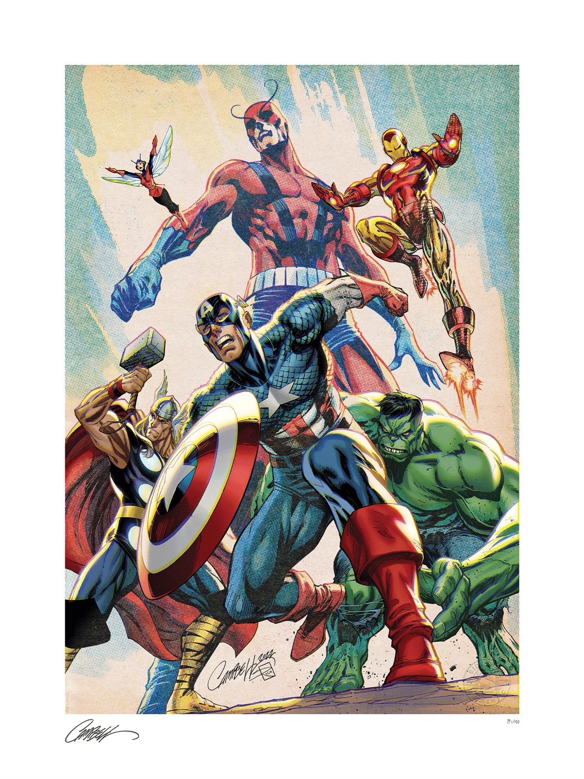 The Avengers Marvel Art Print