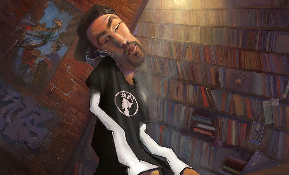 The DJ BUA Art Print
