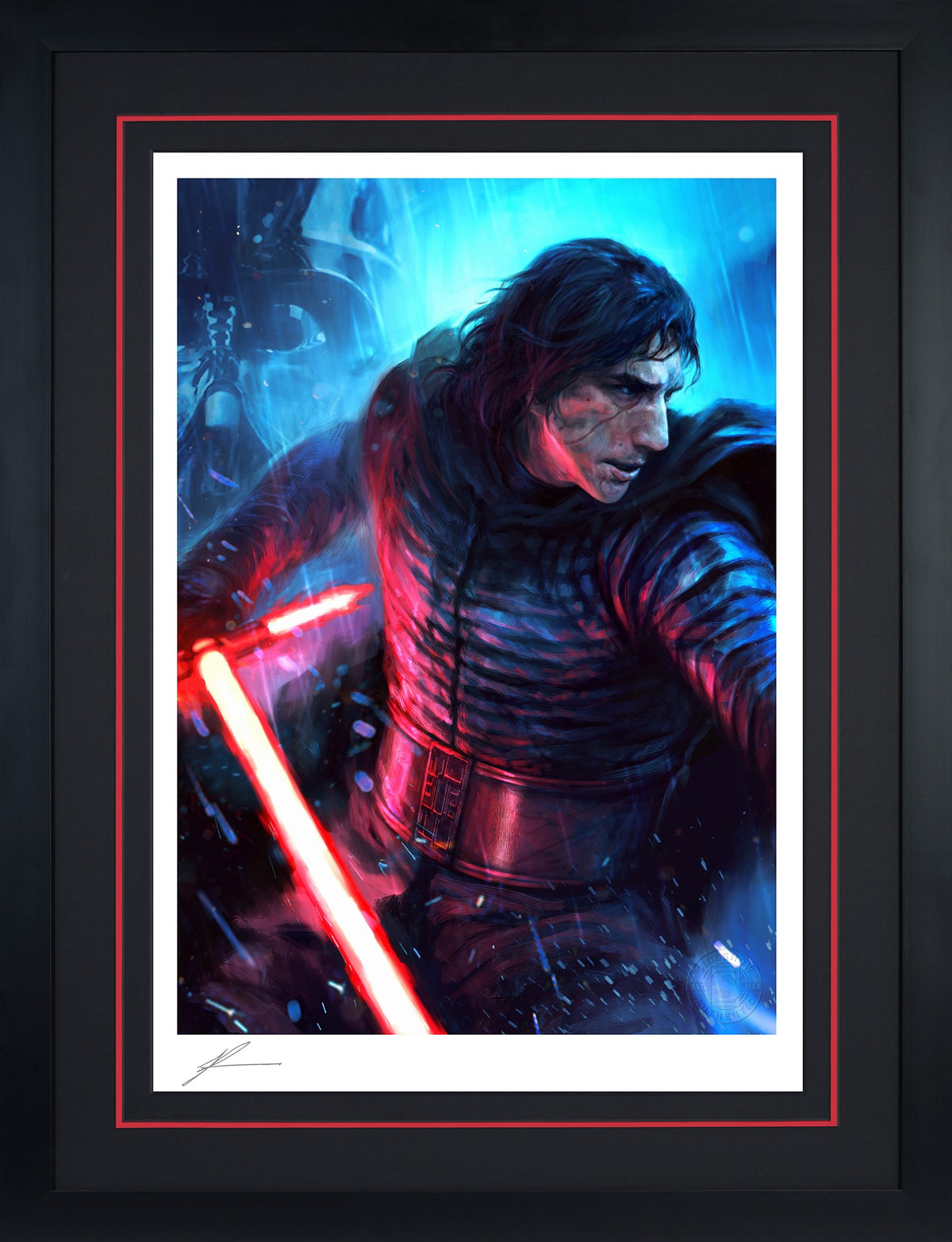 The Duel: Kylo Ren Star Wars Art Print