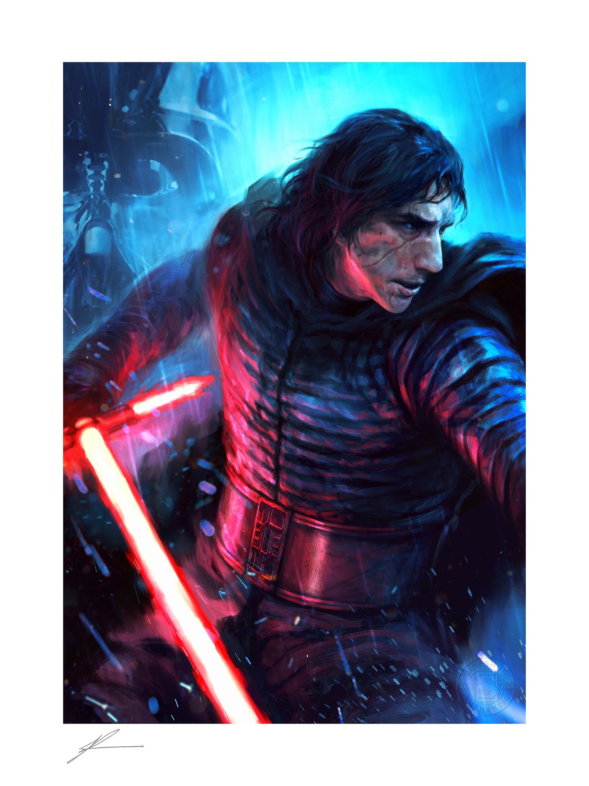 The Duel: Kylo Ren Star Wars Art Print