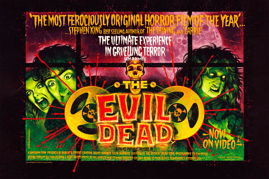 The Evil Dead Ash Williams Movie Poster