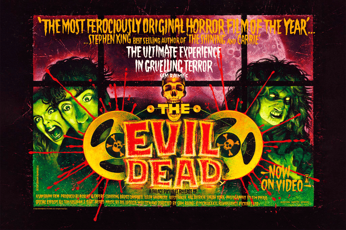 The Evil Dead Ash Williams Movie Poster