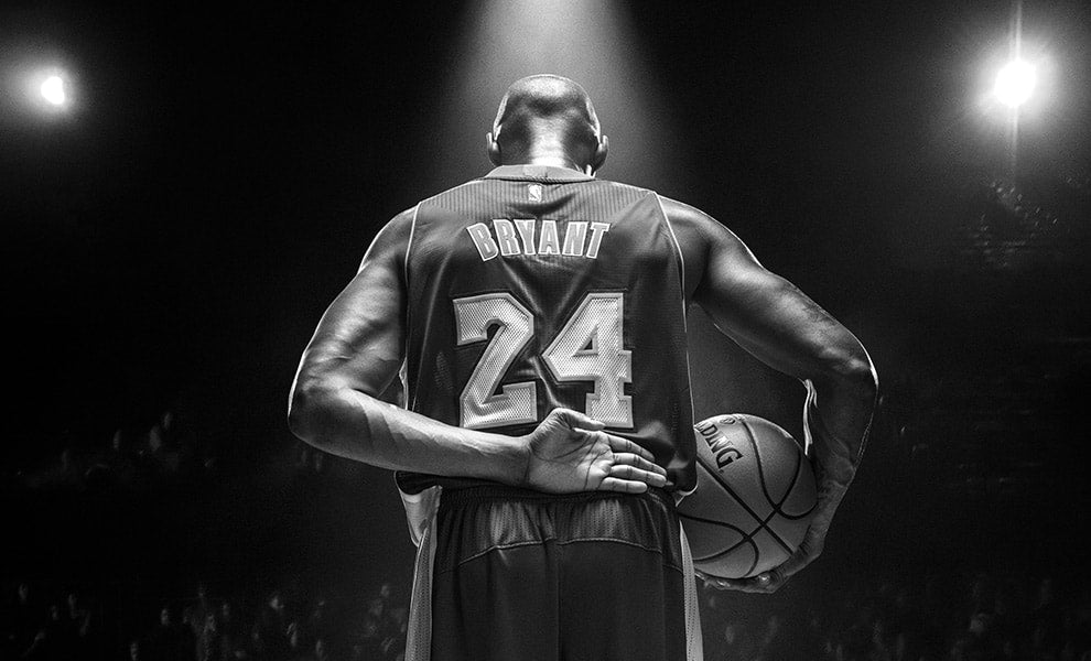 The Final Bow Michael Muller Kobe Bryant Art Print