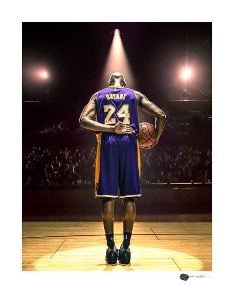 The Final Bow Michael Muller Kobe Bryant Art Print