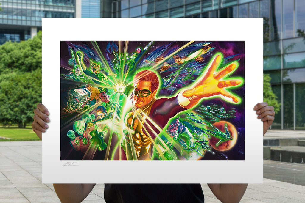 The Green Lantern Corps DC Green Lantern Sinestro Art Print